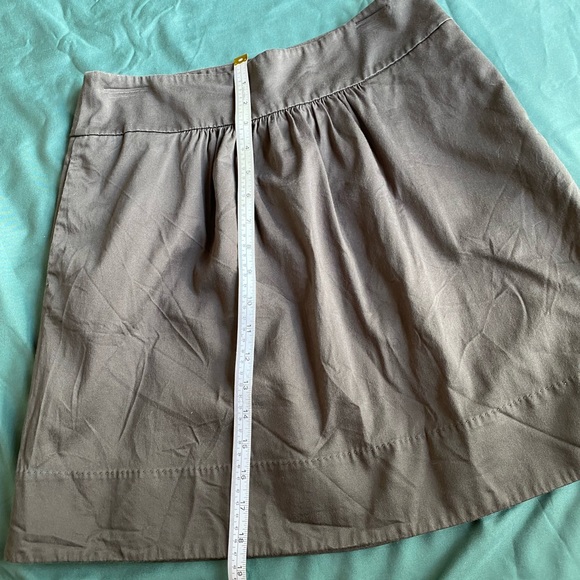 Ann Taylor Loft skirt, size 4. Color between olive and grey. - Picture 11 of 11